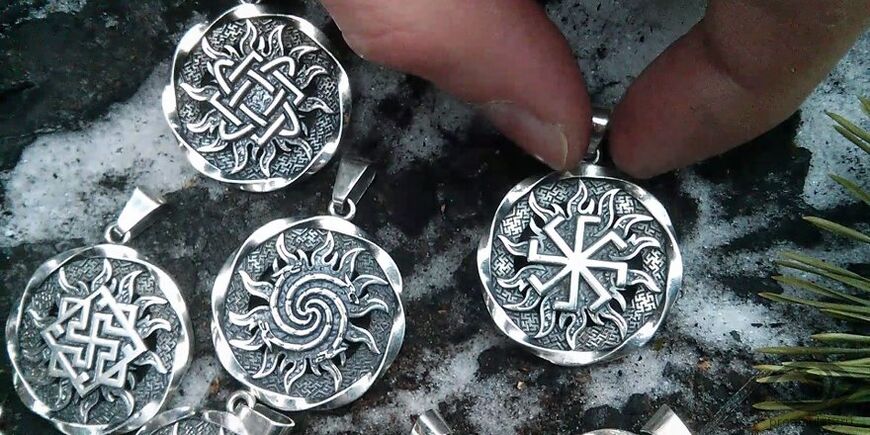 Slavic silver amulets that attract wealth