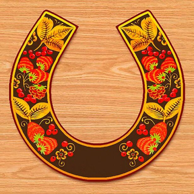 Enchanted horseshoe for luck and wealth