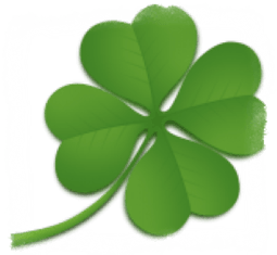 four leaf clover good luck symbol