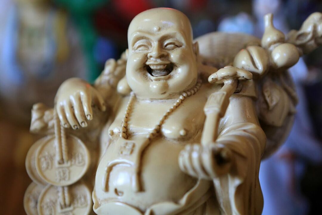 family health and well-being amulet - Laughing Buddha