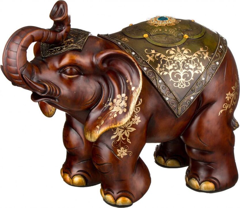 elephant figurine as a good luck amulet